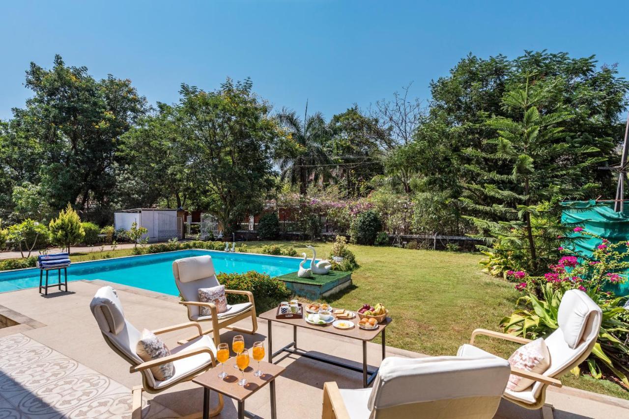 לונבלה Saffronstays Roselle, Malavli - Pet-Friendly Pool Villa With Modern Interiors מראה חיצוני תמונה